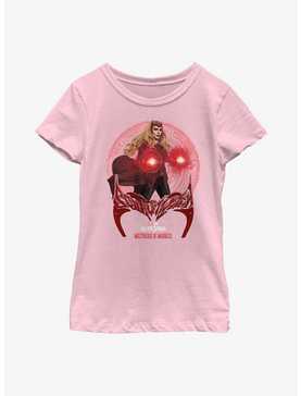 Marvel Doctor Strange In The Multiverse Of Madness Scarlet Witch Spell Youth Girls T-Shirt, , hi-res
