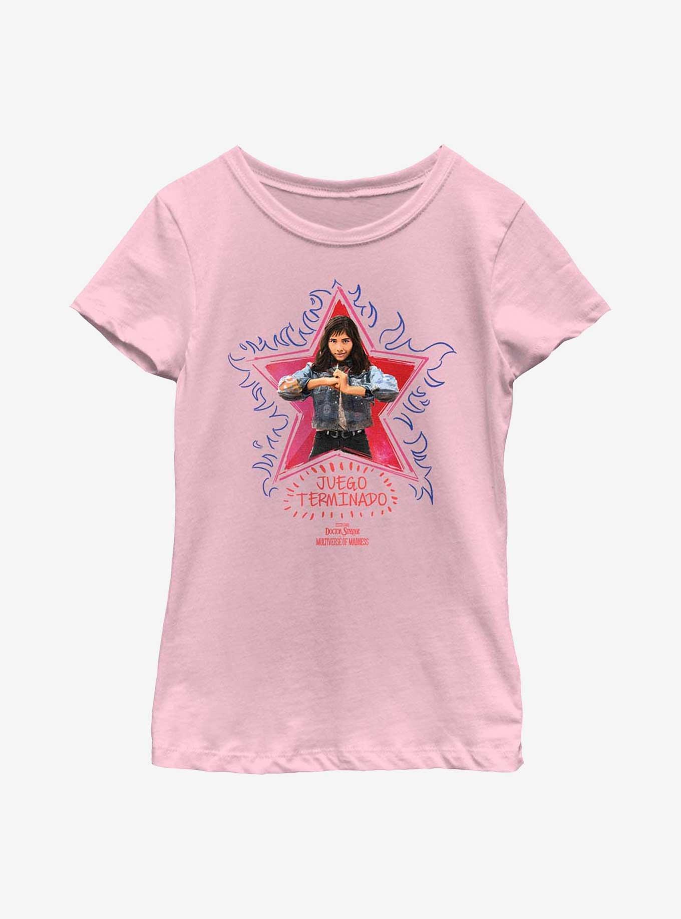 Marvel Doctor Strange In The Multiverse Of Madness Juego Terminado Star Youth Girls T-Shirt, PINK, hi-res