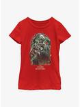 Marvel Doctor Strange In The Multiverse Of Madness Group Youth Girls T-Shirt, RED, hi-res