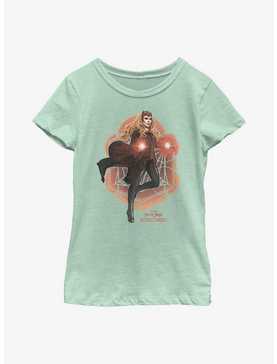 Marvel Doctor Strange In The Multiverse Of Madness Scarlet Witch Mandala Youth Girls T-Shirt, , hi-res
