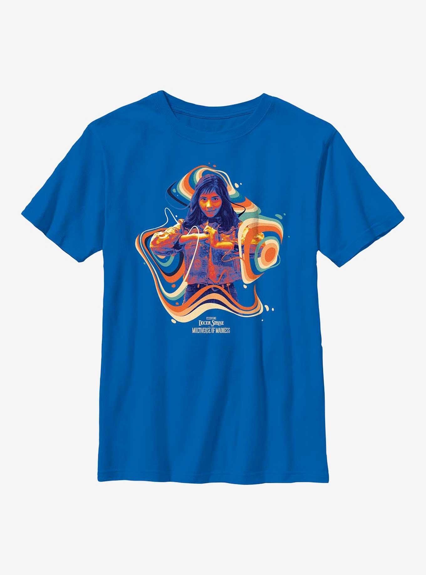 Marvel Doctor Strange In The Multiverse Of Madness Chavez Groovy Youth T-Shirt, ROYAL, hi-res