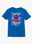 Marvel Doctor Strange In The Multiverse Of Madness America Chavez Star Youth T-Shirt, ROYAL, hi-res