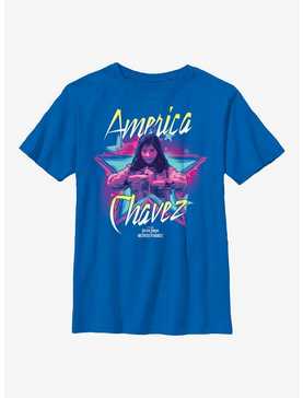 Marvel Doctor Strange In The Multiverse Of Madness America Chavez Star Youth T-Shirt, , hi-res
