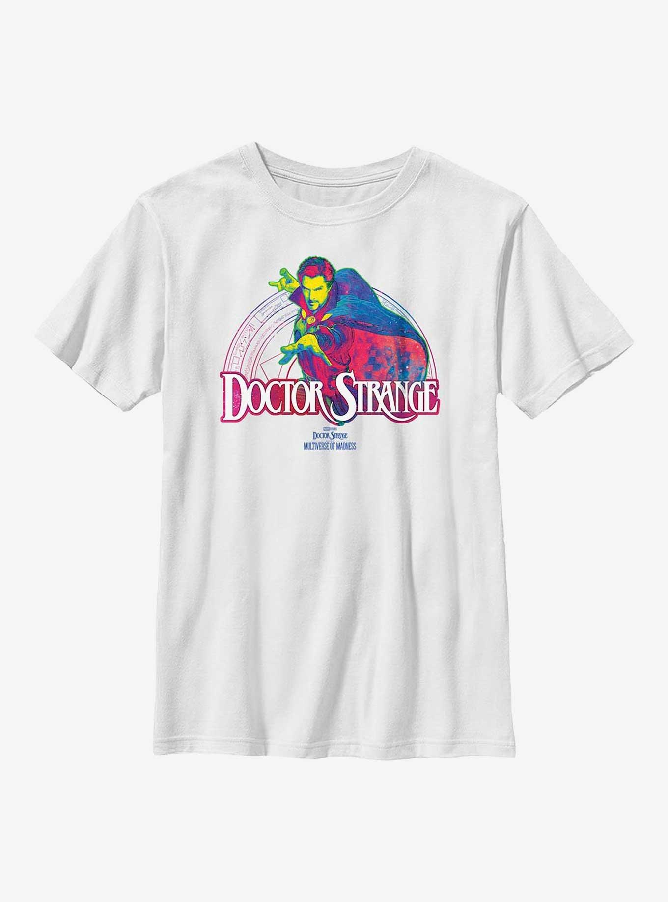 Marvel Doctor Strange In The Multiverse Of Madness Neon Youth T-Shirt, WHITE, hi-res