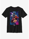 Marvel Doctor Strange In The Multiverse Of Madness Group Poster Youth T-Shirt, BLACK, hi-res