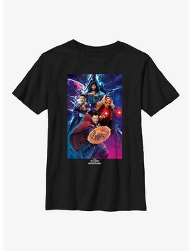 Marvel Doctor Strange In The Multiverse Of Madness Group Poster Youth T-Shirt, , hi-res
