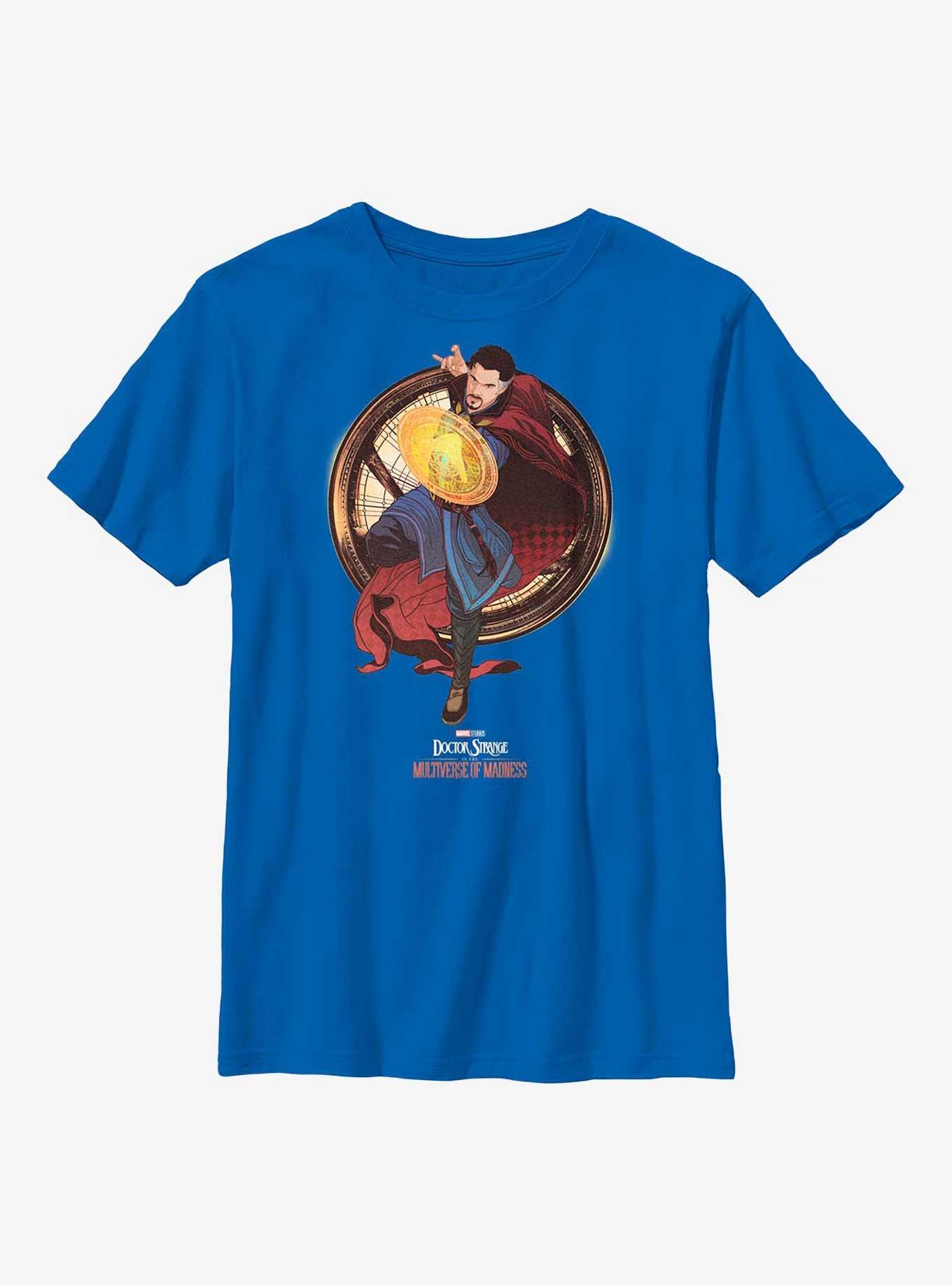 Marvel Doctor Strange In The Multiverse Of Madness Multiverse Hero Youth T-Shirt, ROYAL, hi-res