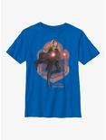 Marvel Doctor Strange In The Multiverse Of Madness Scarlet Witch Mandala Youth T-Shirt, ROYAL, hi-res