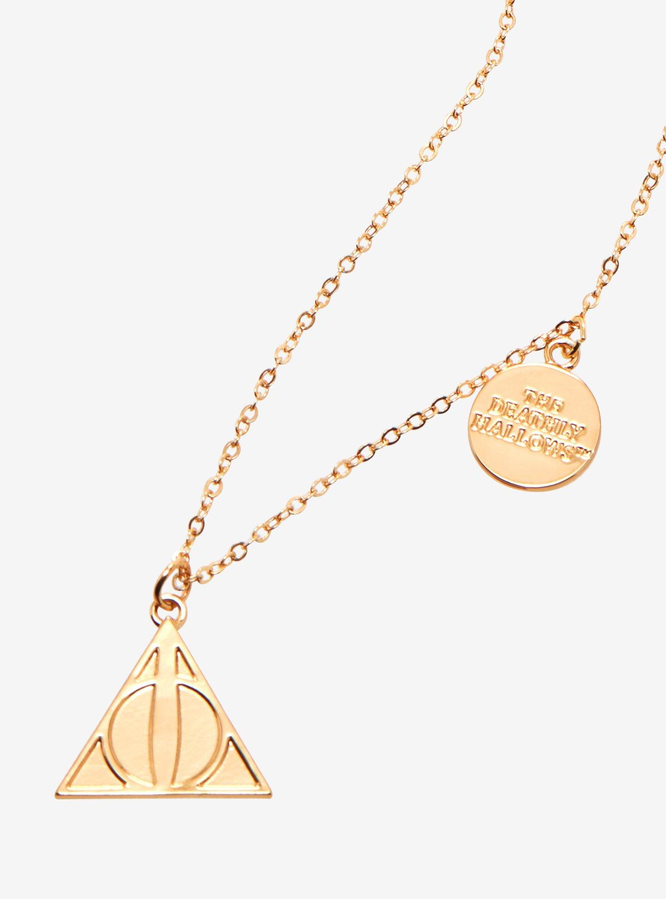 Harry potter deathly on sale hallows necklace meaning