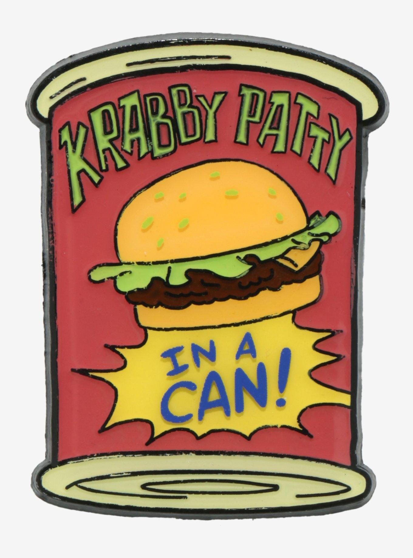 SpongeBob SquarePants Krabby Patty Can Enamel Pin, , hi-res