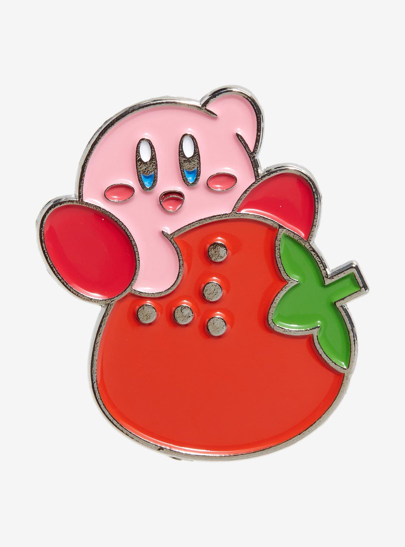 Kirby Strawberry Enamel Pin, , hi-res