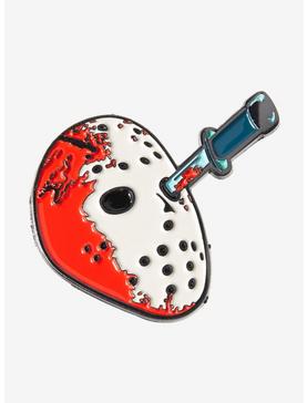 Friday The 13th Bloody Mask Enamel Pin, , hi-res