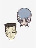 Universal Monsters The Bride Of Frankenstein Couple Anime Enamel Pin Set, , hi-res