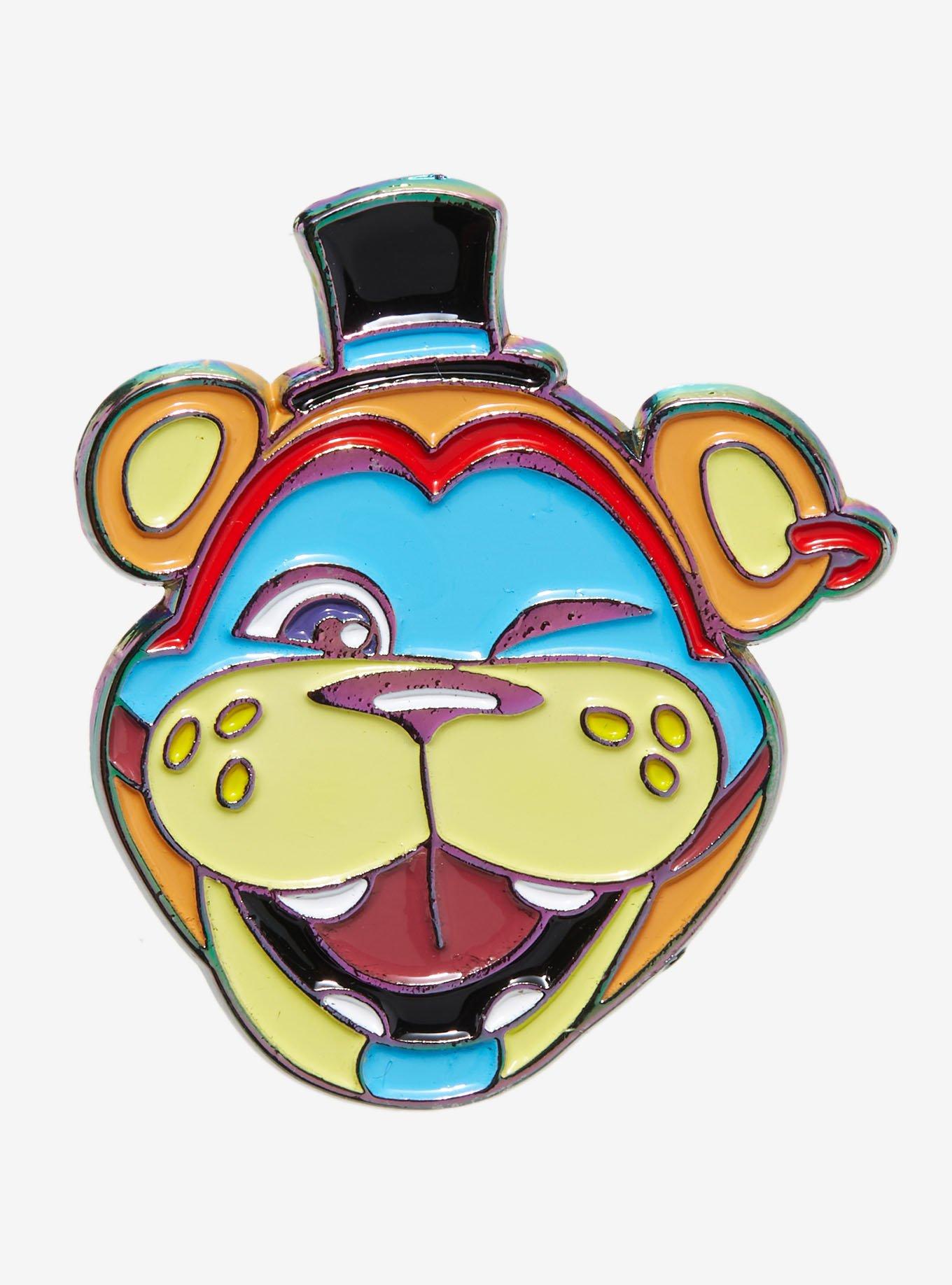 Five Nights At Freddy's Glamrock Freddy Enamel Pin, , hi-res