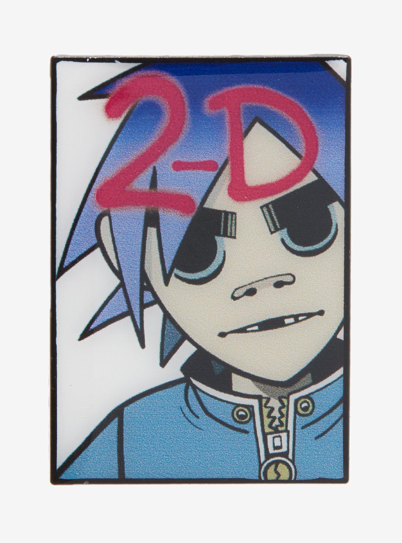 Gorillaz 2-D Enamel Pin, , hi-res