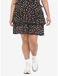 Cottage Critters Lace-Up Tiered Skirt Plus Size, MULTI, hi-res