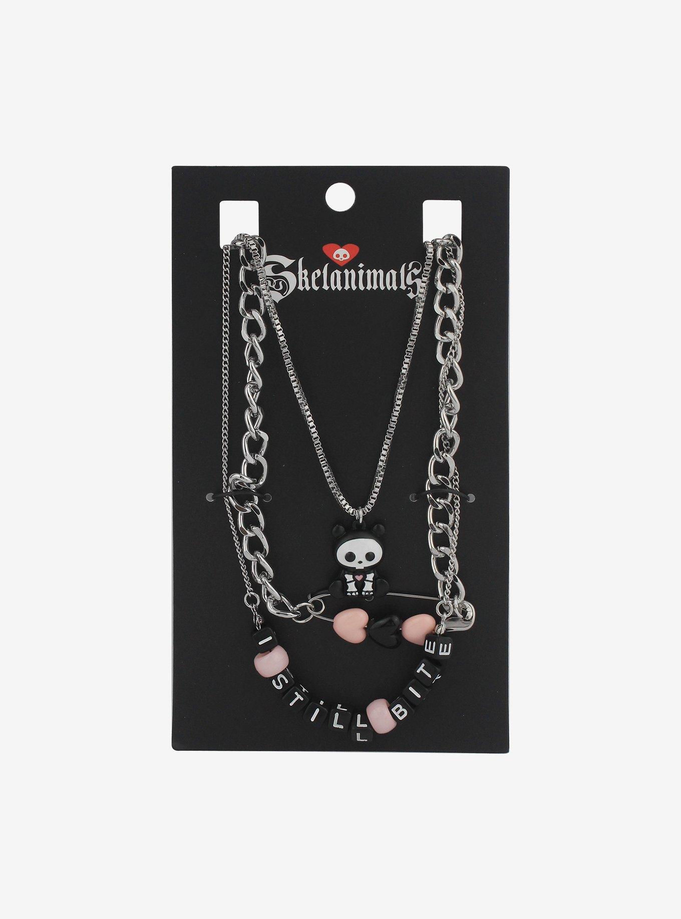 Skelanimals I Still Bite Chain Necklace Set, , hi-res