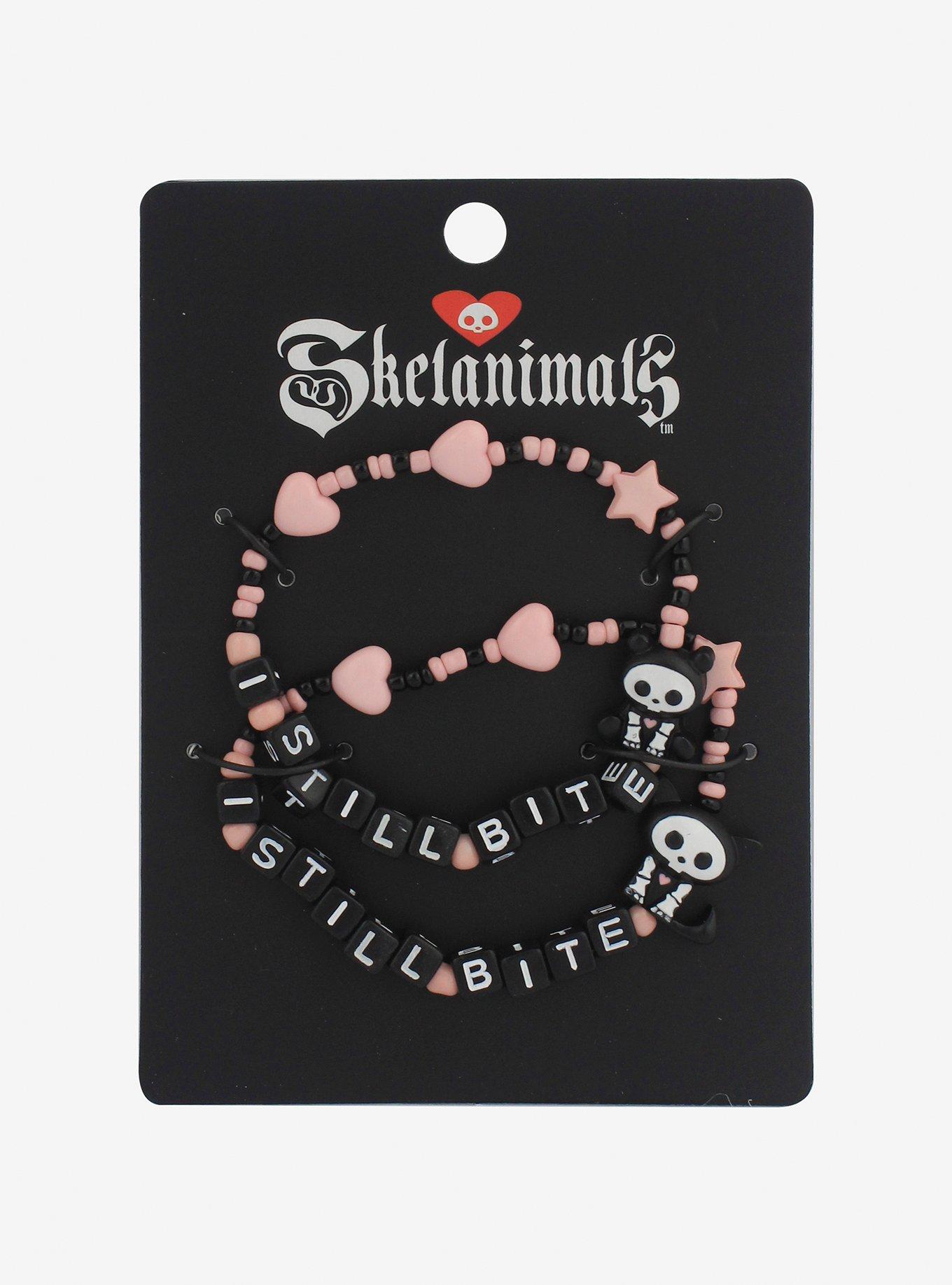 Skelanimals I Bite Beaded Best Friend Bracelet Set, , hi-res
