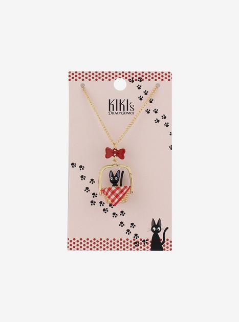 アクセサリー KikI Studio Ghibli Kiki's Delivery Service Jiji Basket Necklace | Hot Topic