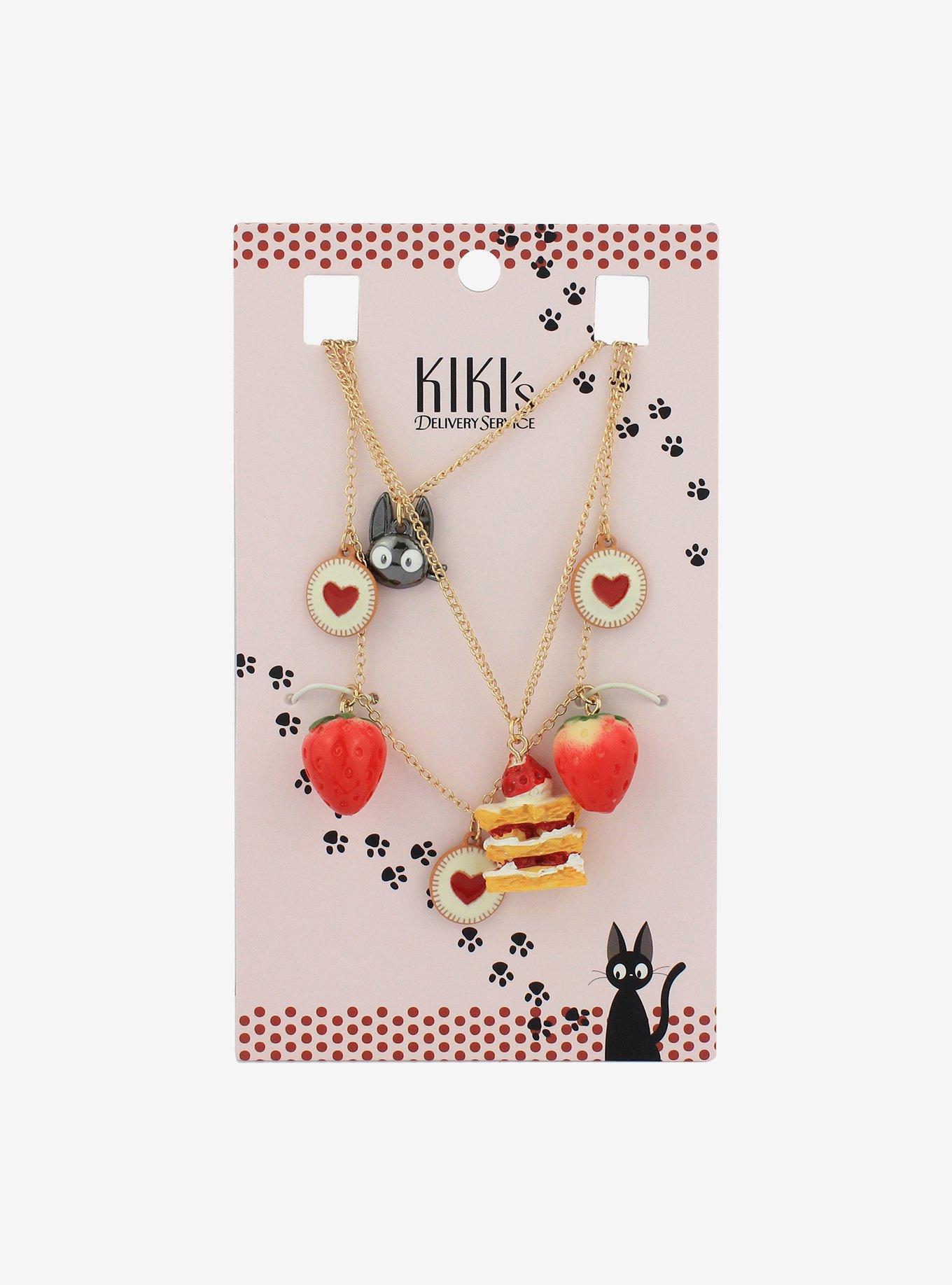 Studio Ghibli Kiki's Delivery Service Jiji Sweets Necklace Set, , hi-res