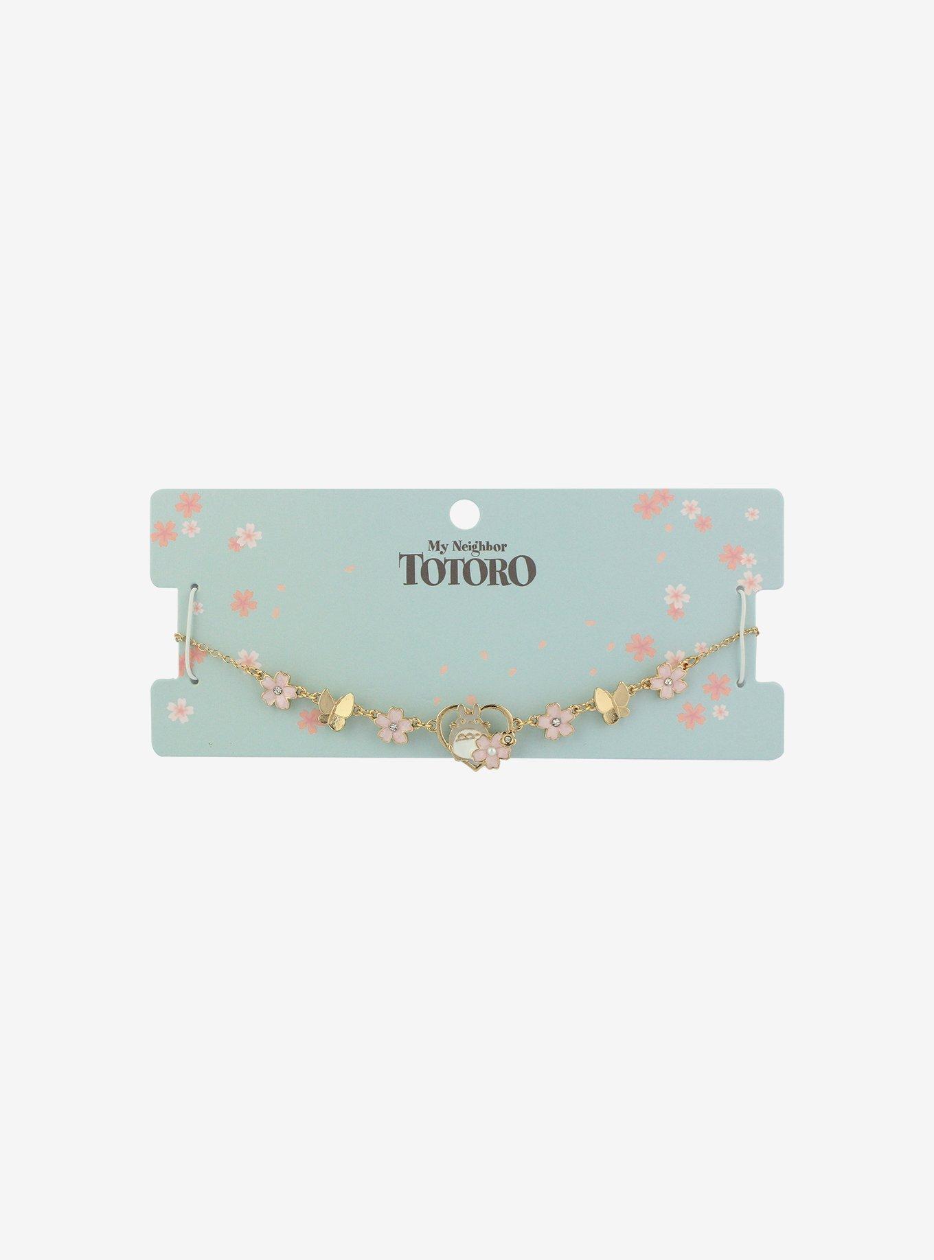 Studio Ghibli My Neighbor Totoro Sakura Butterfly Choker Necklace, , hi-res