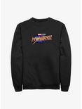 Marvel Ms. Marvel Logo Sweatshirt, BLACK, hi-res