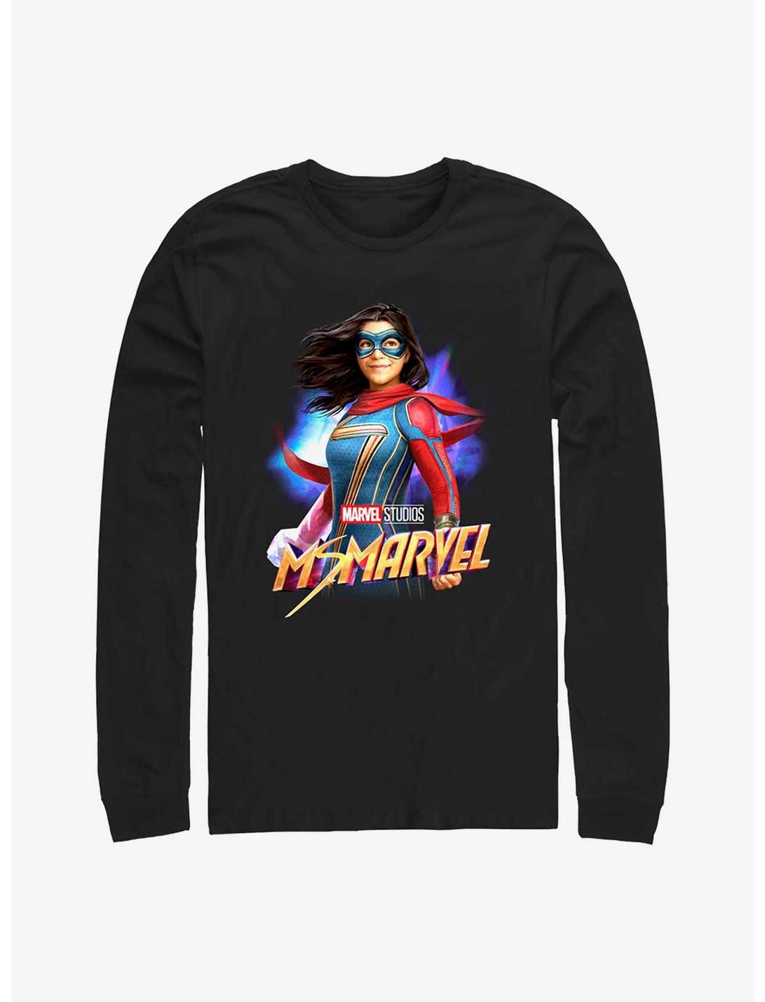 Marvel Ms. Marvel Hero Long-Sleeve T-Shirt, BLACK, hi-res