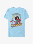 Marvel Ms. Marvel Retro MsMarvel T-Shirt, LT BLUE, hi-res