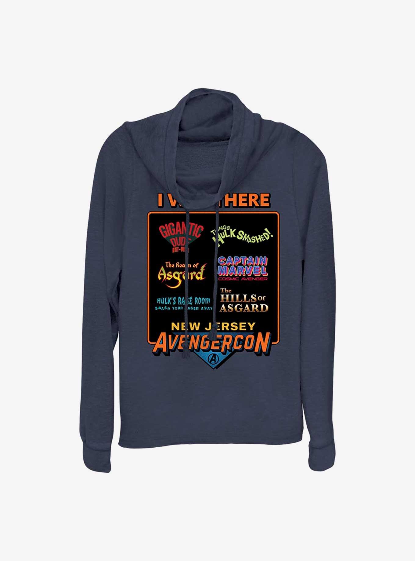 Marvel Ms. Marvel I Was There Avengercon Cowl Neck Long-Sleeve Womens Top, , hi-res