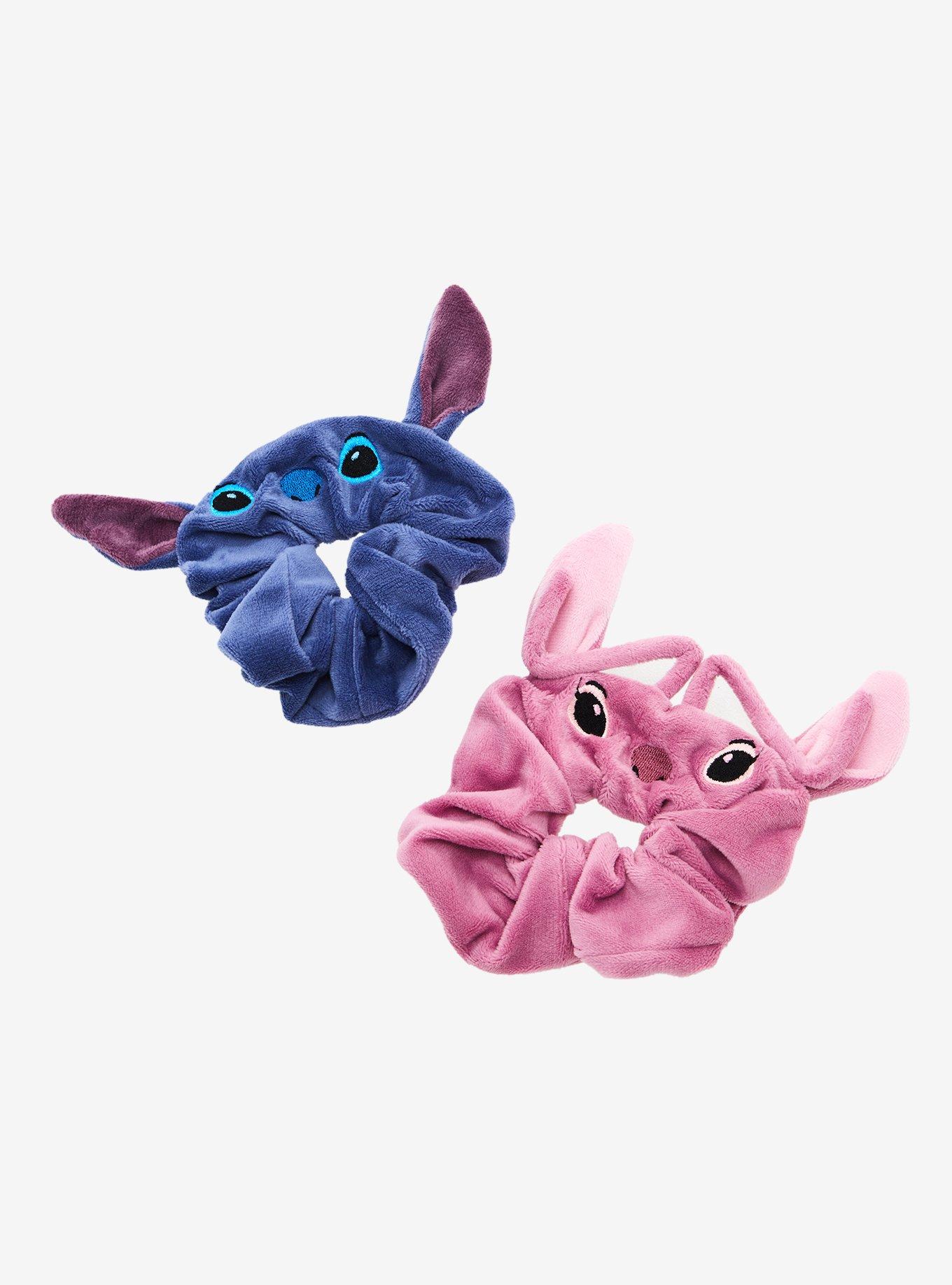  Lilo and Stitch Hair Accessories Set - Bundle with Stitch Hair  Scrunchies, Sticker Earrings, Hair Brush, Tattoos, and More