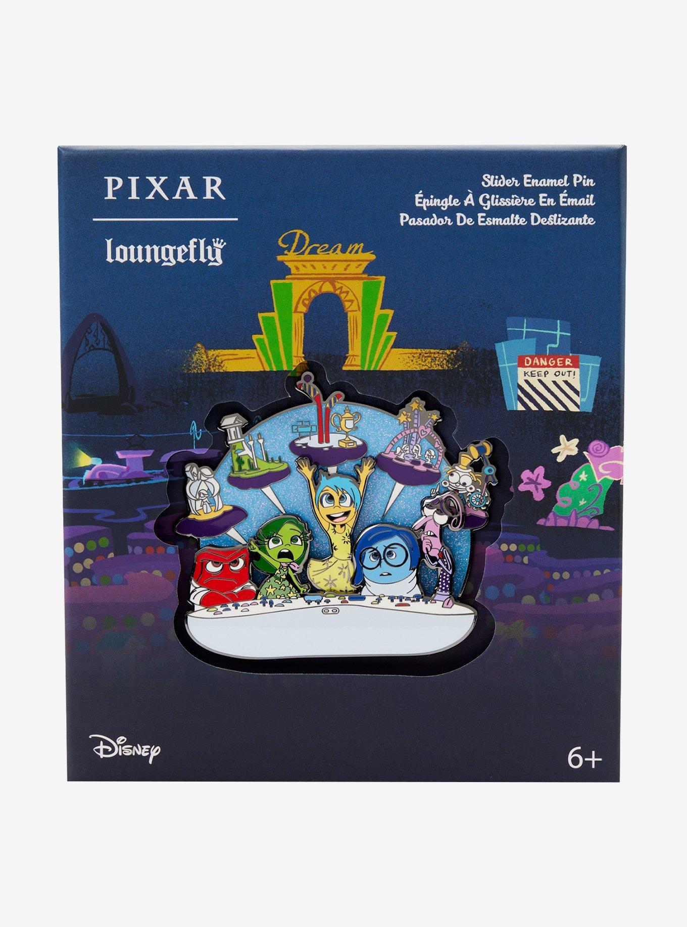 Loungefly Disney Pixar Inside Out Panel Slider Enamel Pin, , hi-res