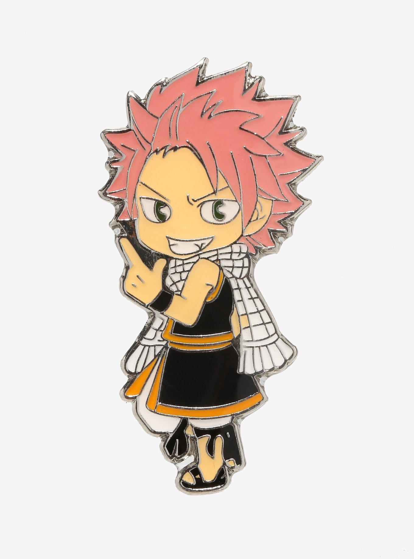 Fairy Tail Chibi Natsu Enamel Pin, , hi-res