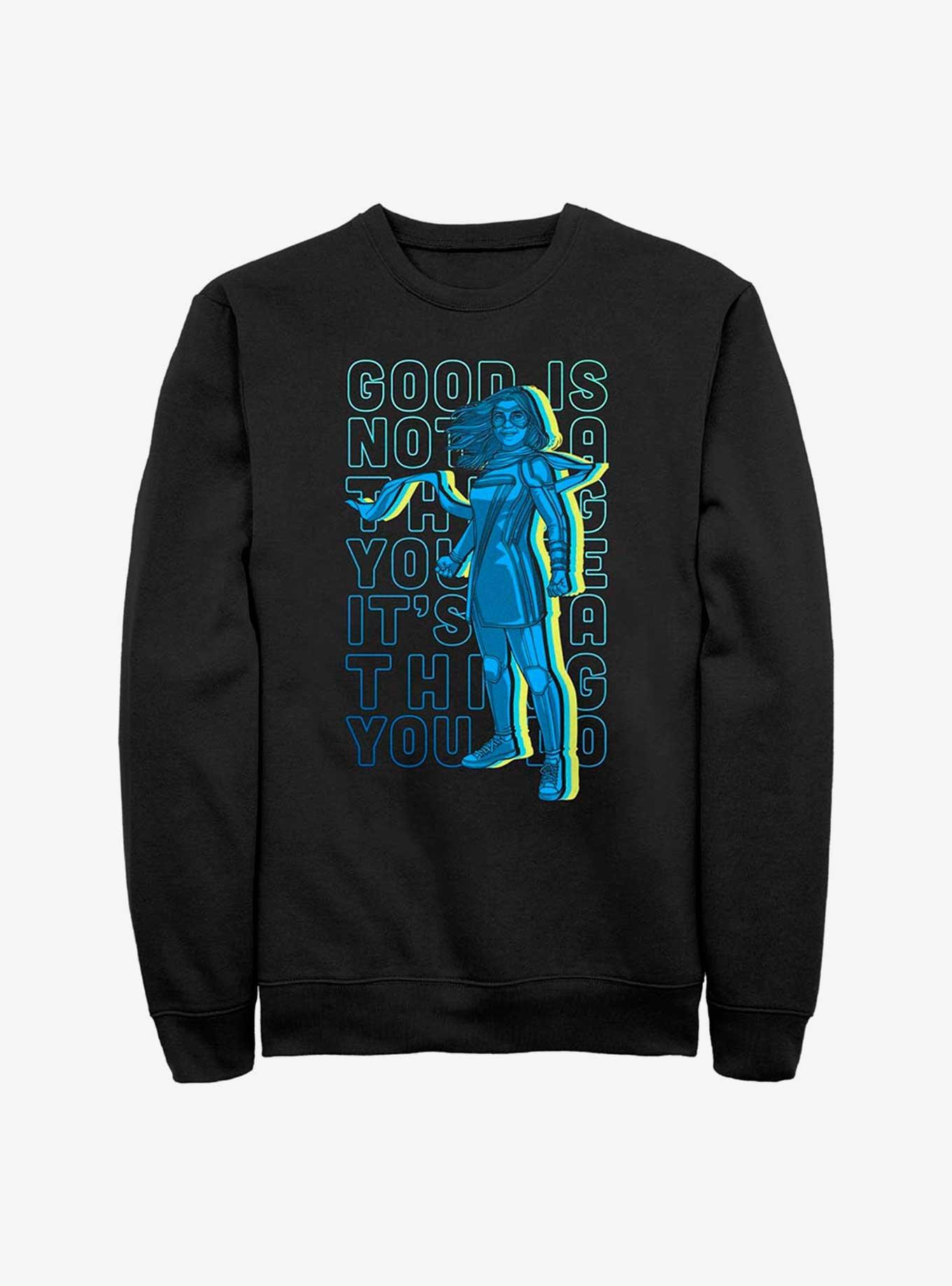 Marvel Ms. Marvel Do Good Stack Sweatshirt, , hi-res