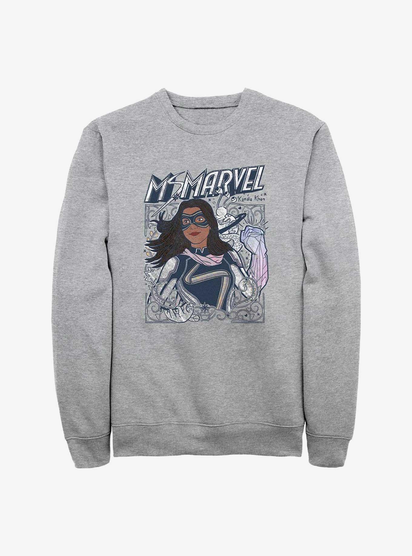 Marvel Ms. Marvel Doodle Kamala Sweatshirt, , hi-res