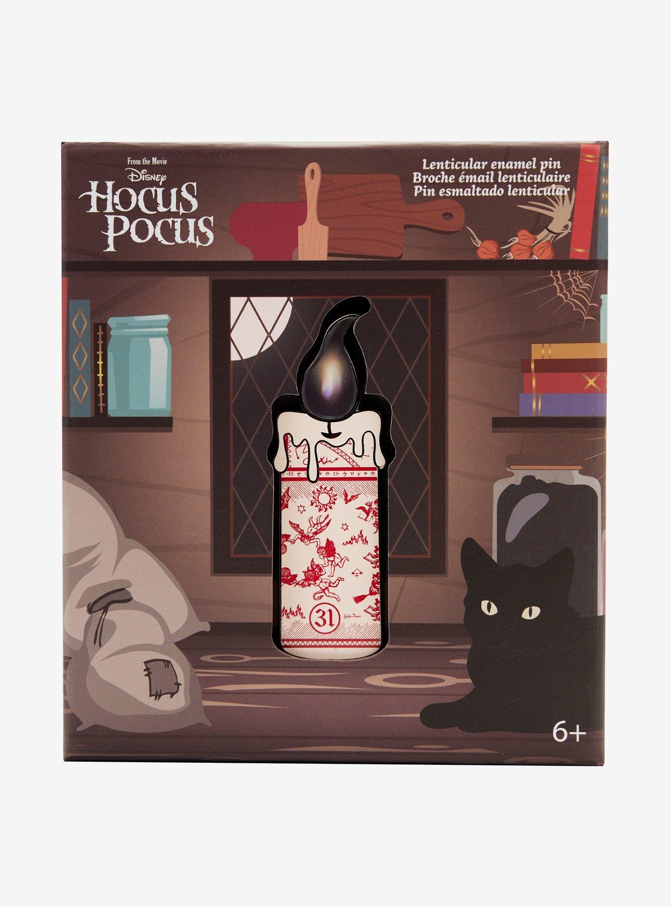 Loungefly Disney Hocus Pocus Candle Lenticular Enamel Pin, , hi-res