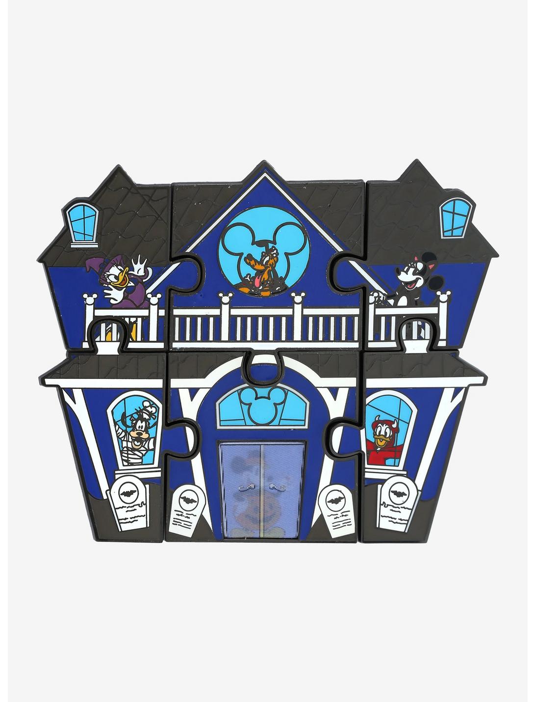 Loungefly Disney Mickey Mouse & Friends Haunted House Puzzle Blind Box Enamel Pin, , hi-res