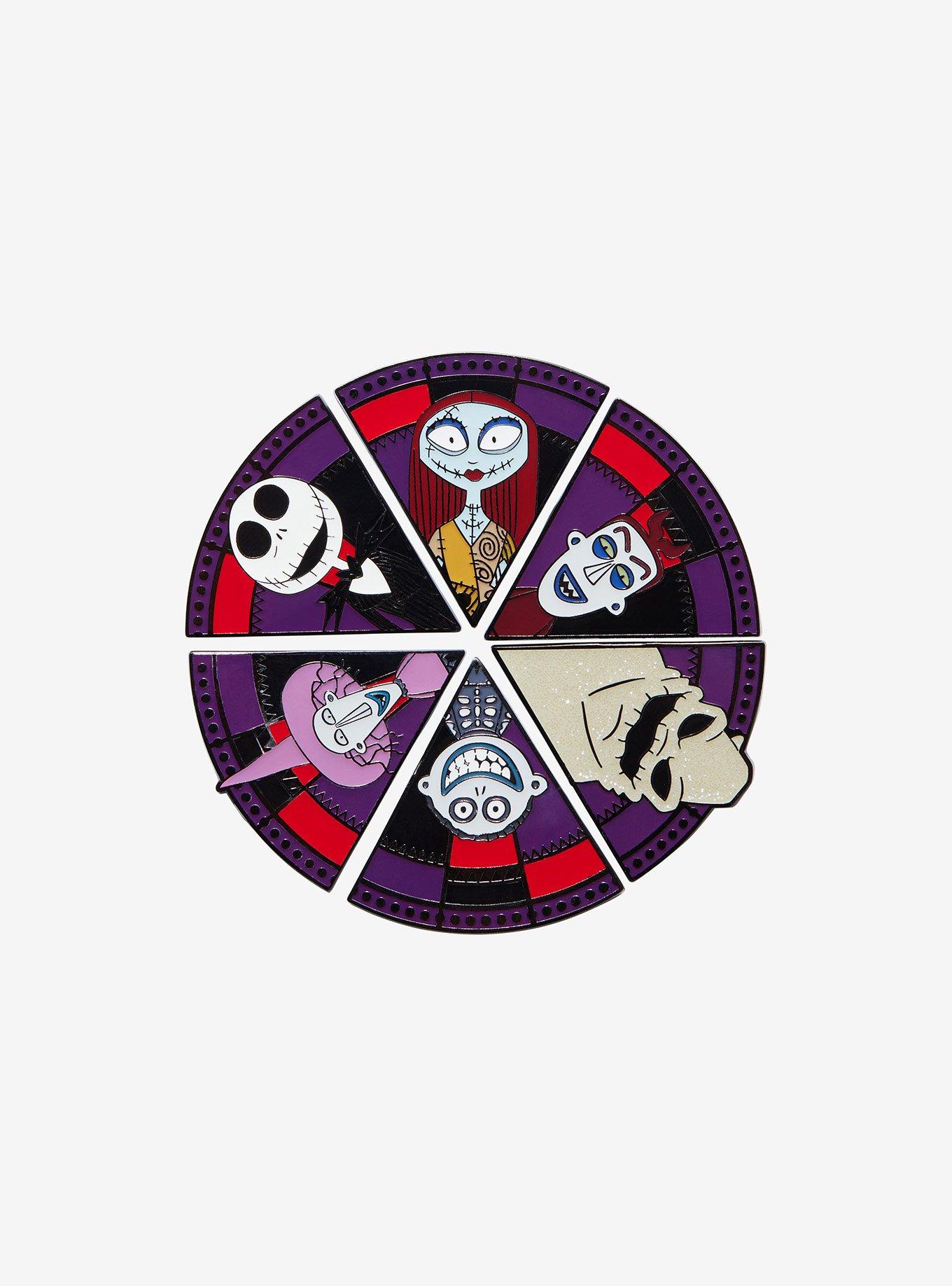 Loungefly The Nightmare Before Christmas Wheel Blind Box Enamel Pin, , hi-res