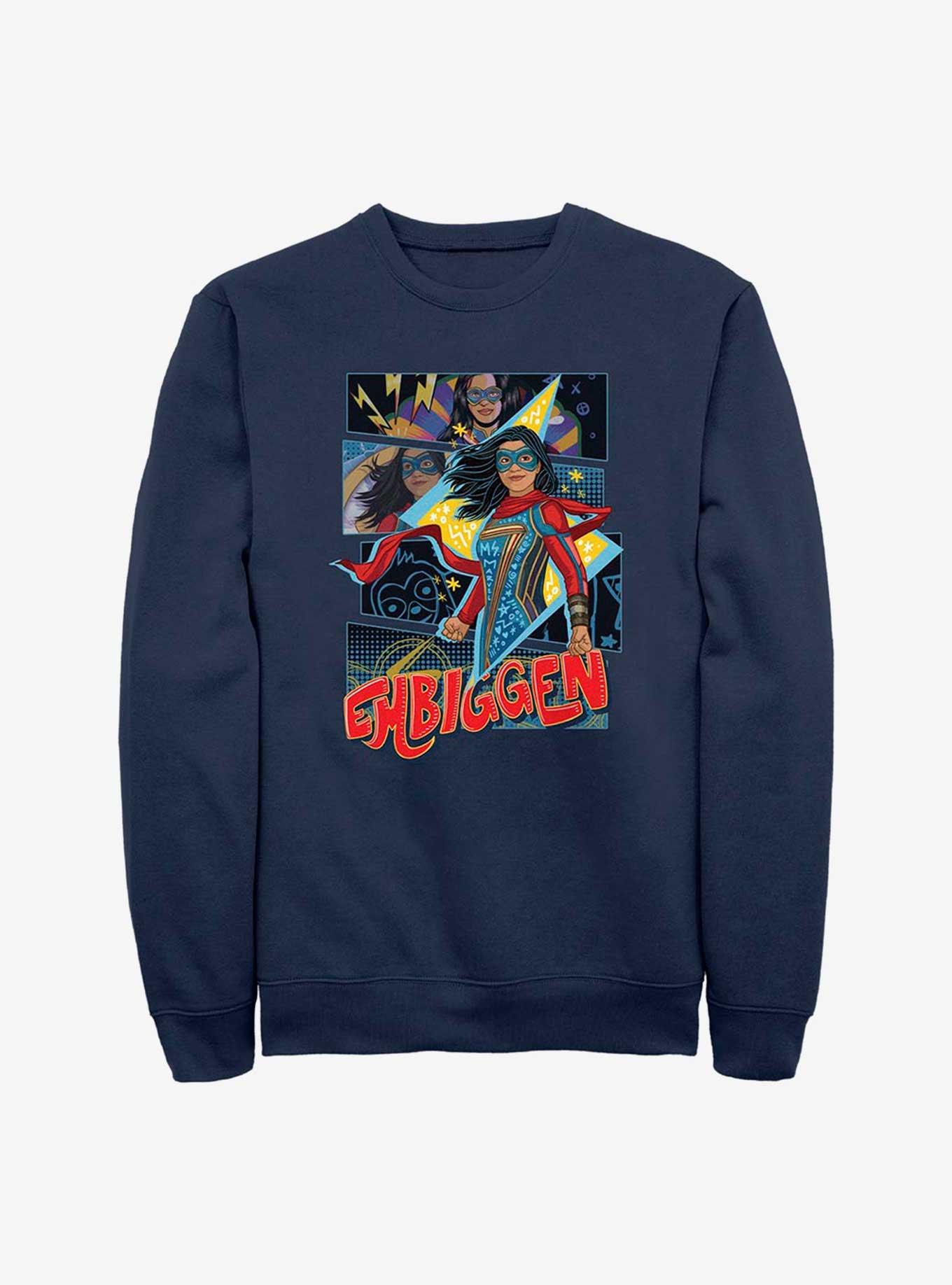 Marvel Ms. Marvel Embiggen Sweatshirt, , hi-res