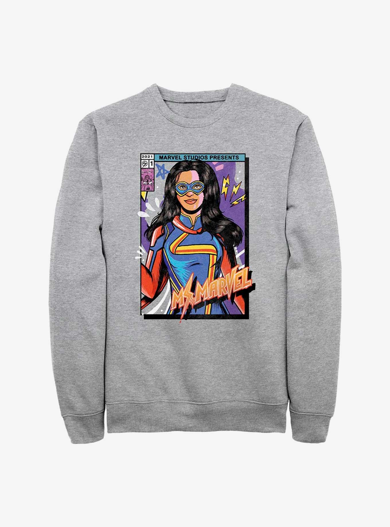 Marvel Ms. Marvel Cover Sweatshirt, , hi-res