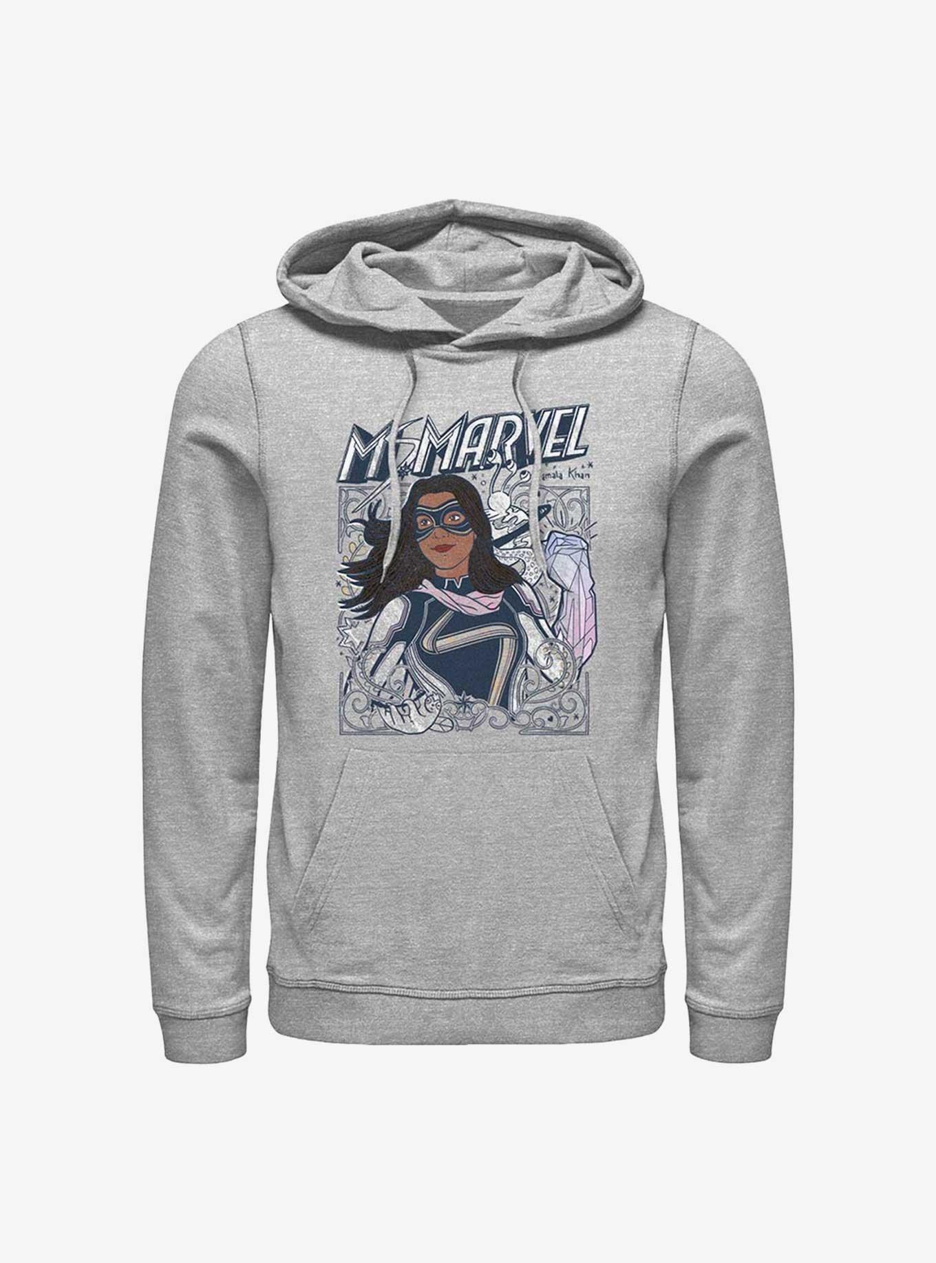 Marvel Ms. Marvel Doodle Kamala Hoodie, BLACK, hi-res