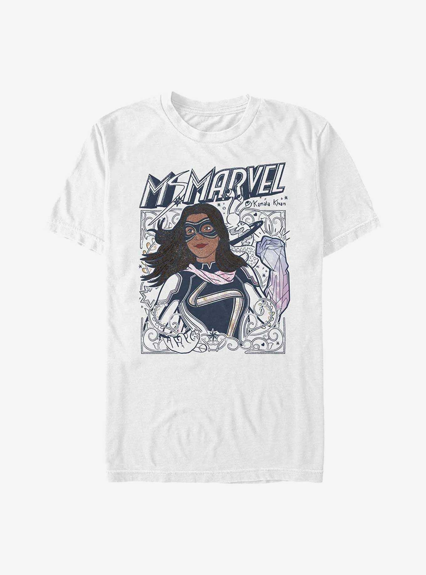Marvel Ms. Marvel Doodle Kamala T-Shirt, , hi-res
