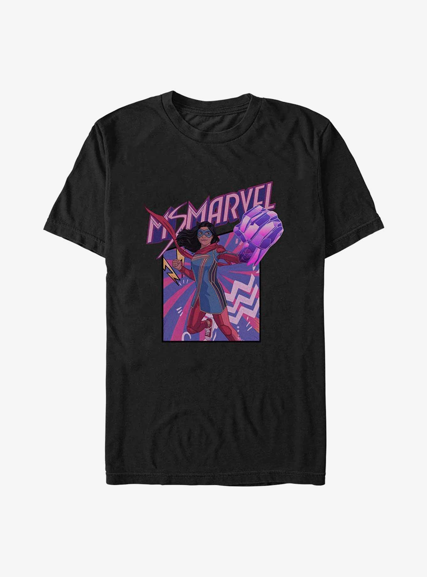 Marvel Ms. Marvel Fist Panel T-Shirt, BLACK, hi-res