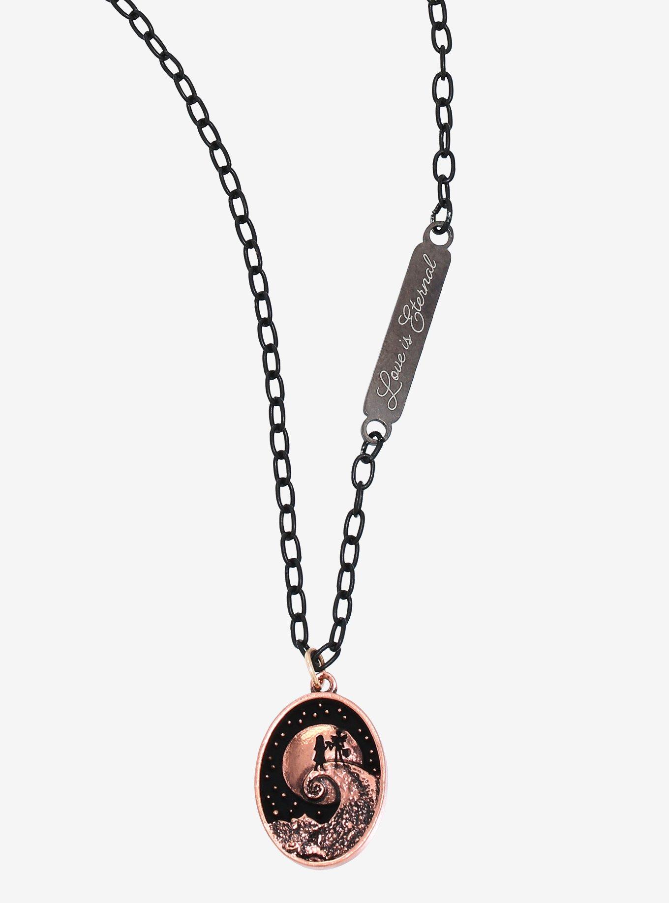 Disney The Nightmare Before Christmas Hilltop Pendent Necklace - BoxLunch Exclusive, , hi-res