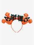 Disney Minnie Mouse Jack-O'Lantern Mouse Ears Headband - BoxLunch Exclusive, , hi-res