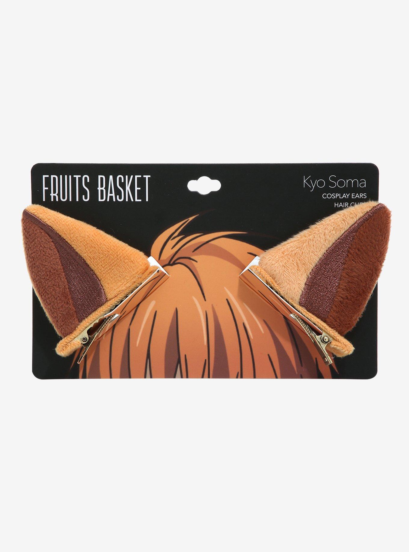 Fruits Basket Kyo Soma Ears Hair Clip Set - BoxLunch Exclusive , , hi-res