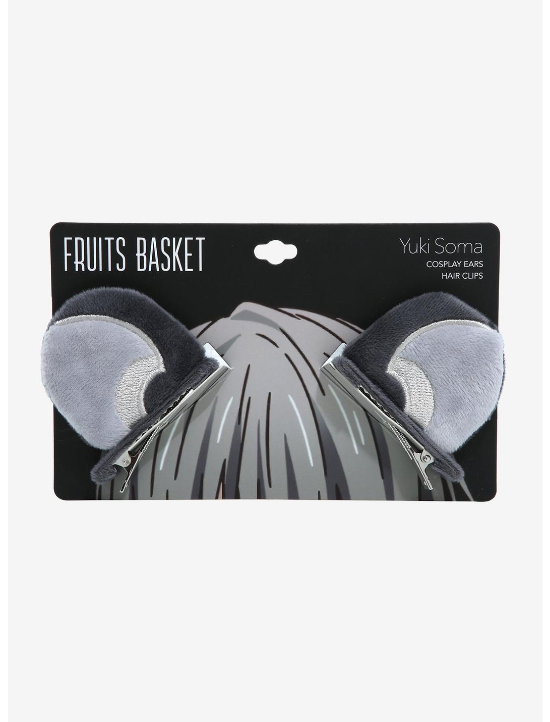 Fruits Basket Yuki Soma Ears Hair Clip Set - BoxLunch Exclusive, , hi-res