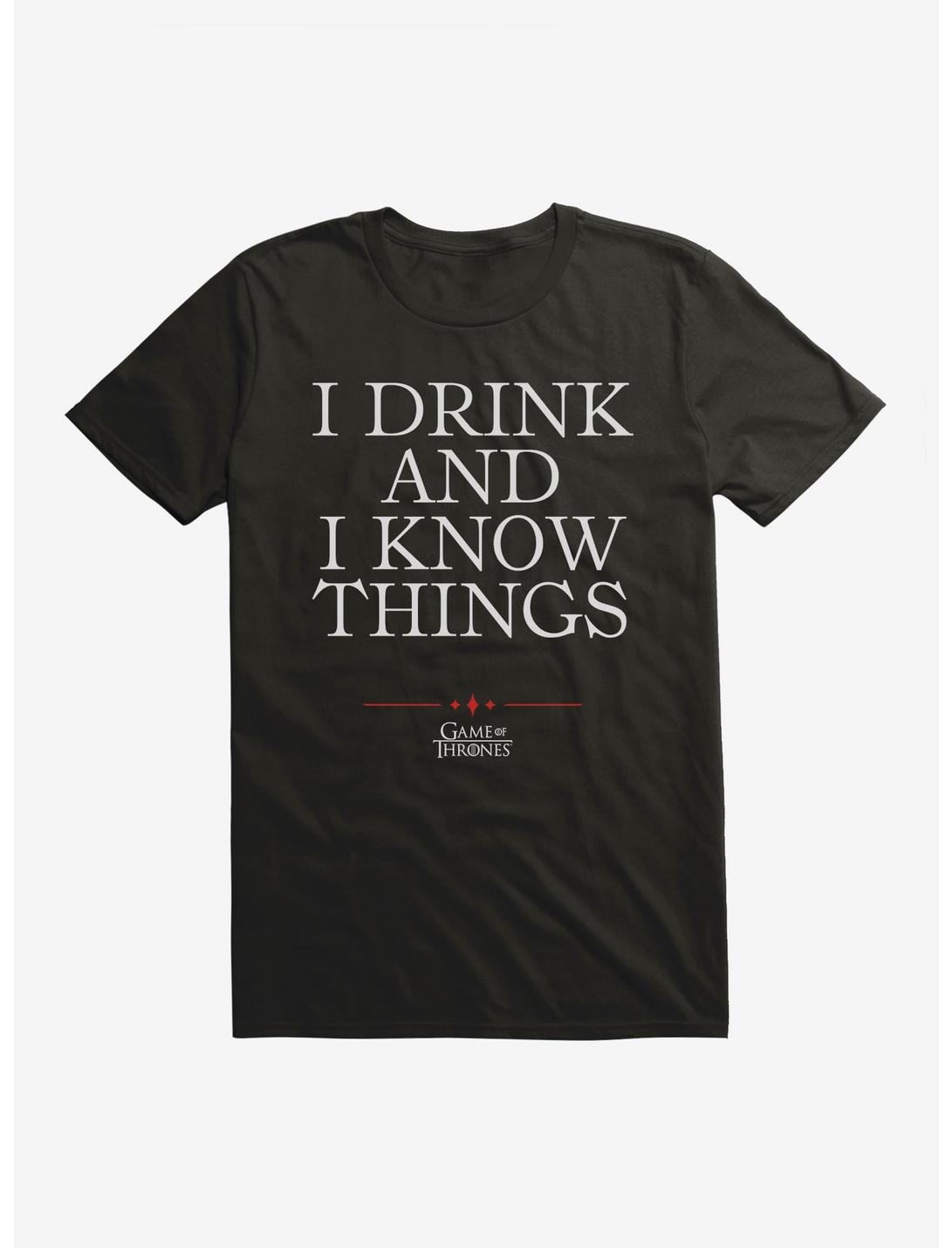 Game Of Thrones Tyrion I Drink And I Know Things T-Shirt, , hi-res