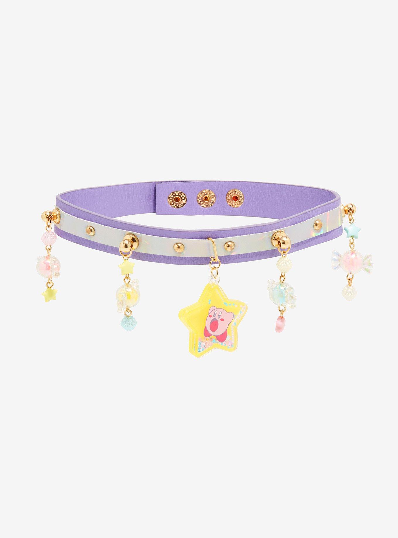Kirby Pastel Candy Star Glitter Choker, , hi-res
