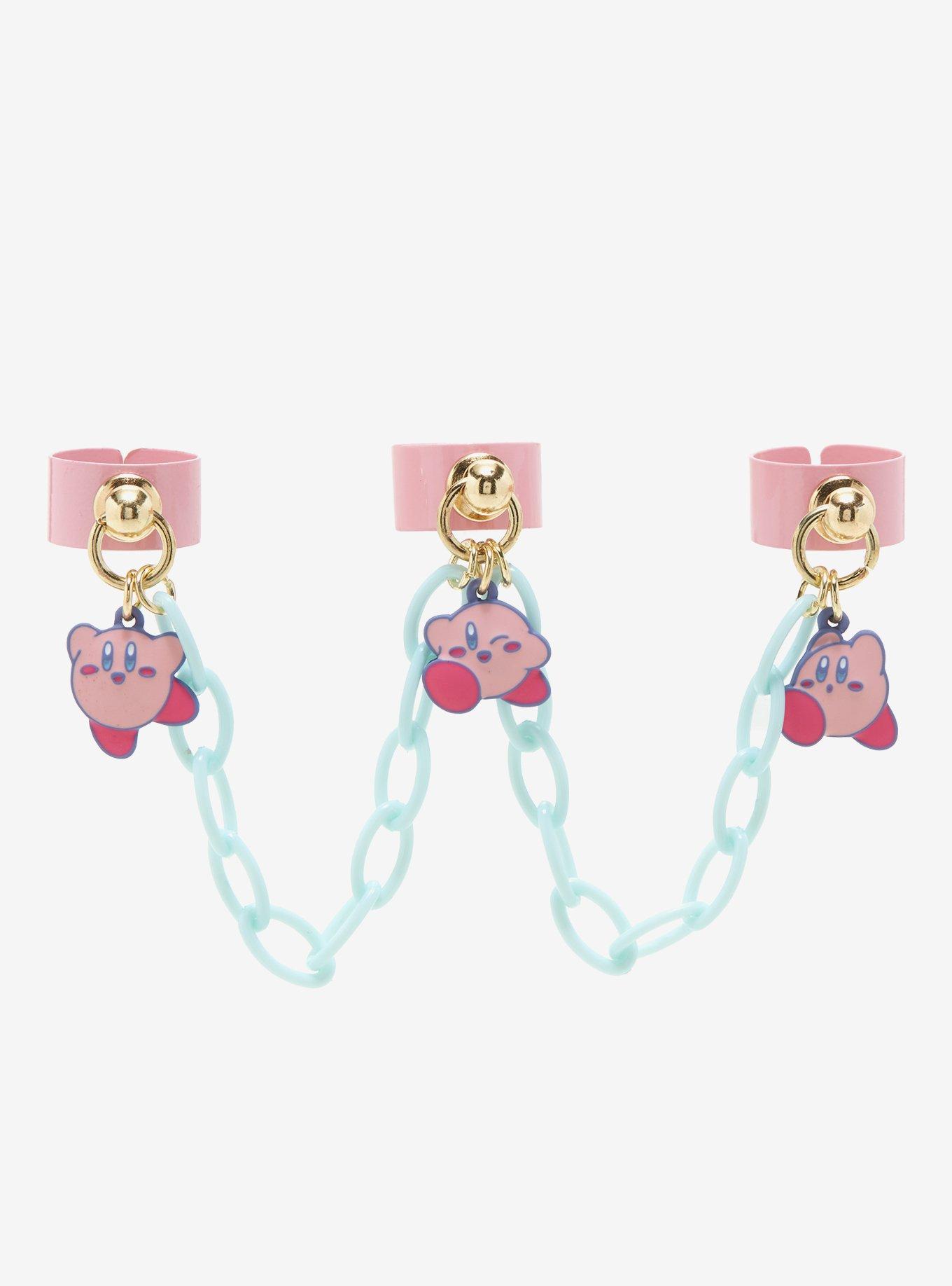 Kirby Charm Chain Three-Finger Ring, , hi-res