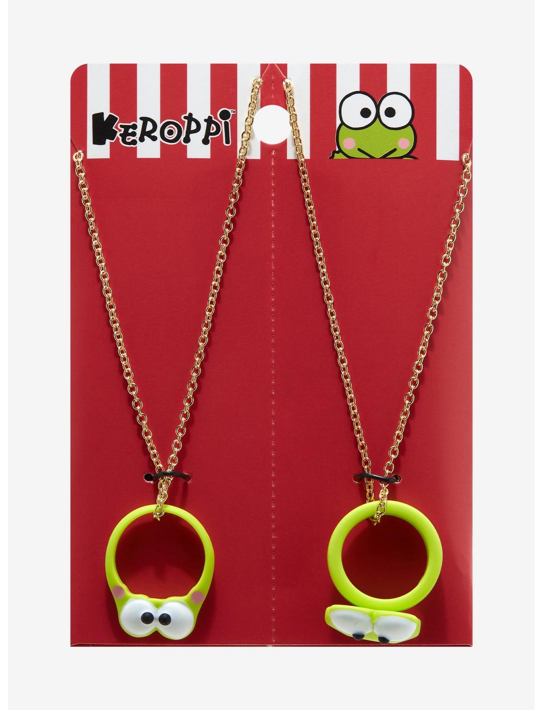 Keroppi Figural Ring Best Friend Necklace Set, , hi-res
